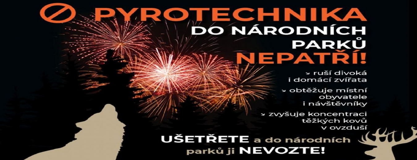 Pyrotechnika do národního parku nepatří